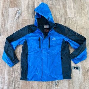 Men’s Free Country Waterproof Hiking Jacket Raincoat SZ- M - NEW